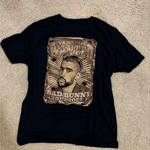 Black Graphic Tour T-Shirt